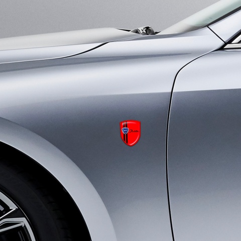 Lancia Shield Emblem Silicone Red Delta Edition