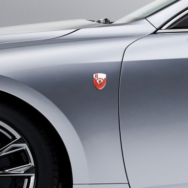 Seat Cupra Tuning Badge  red White with Red Lines Type