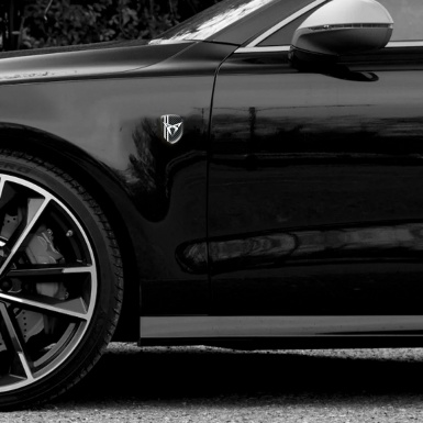 Seat Cupra Silicone Shield Dark Carbon with White Lines Design 