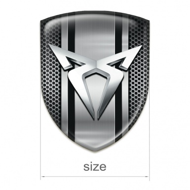Seat Cupra Silicone Badge Mesh with Metal Band Design 
