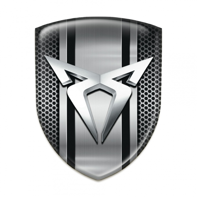 Seat Cupra Silicone Badge Mesh with Metal Band Design 