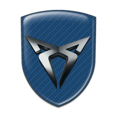 Seat Cupra Emblem Interior Navy Blue Carbon Pattern 