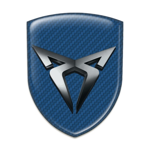 Seat Cupra Emblem Interior Navy Blue Carbon Pattern 