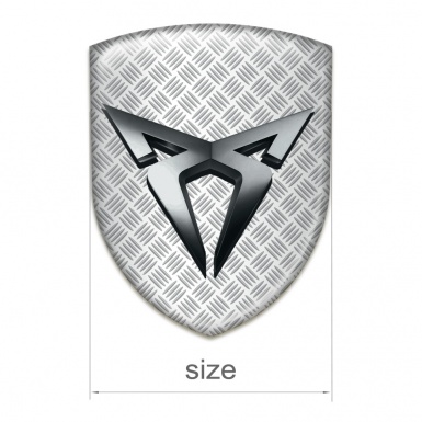 Seat Cupra Car Accessories Badge Grid Effect Pattern