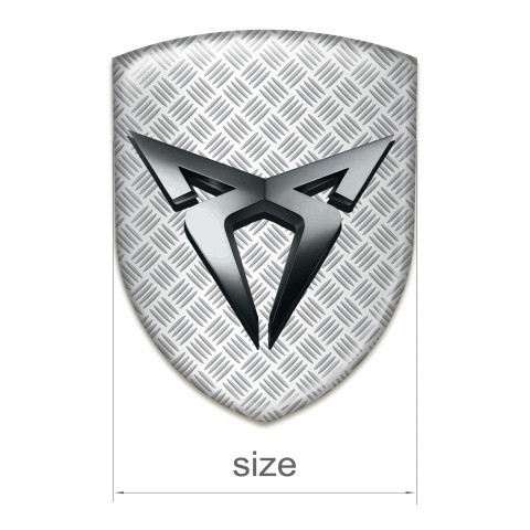 Seat Cupra Car Accessories Badge Grid Effect Pattern
