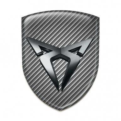 Seat Cupra Logo Emblem Carbon Style 