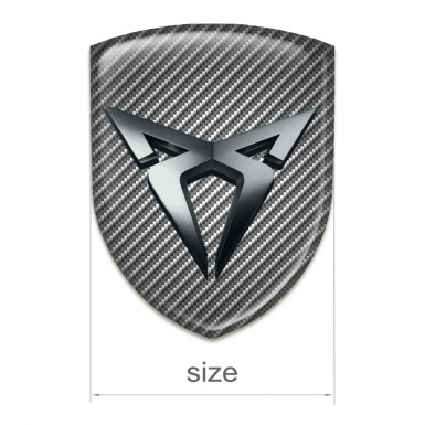 Seat Cupra Logo Emblem Carbon Style 