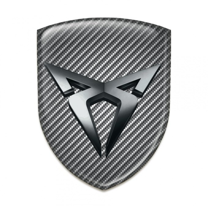 Seat Cupra Logo Emblem Carbon Style 