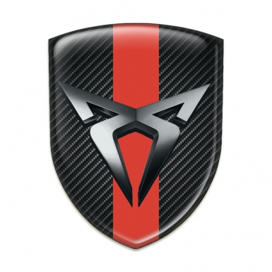 Seat Cupra Silicone Shield Dark Carbon red Tape