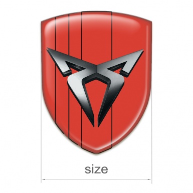 Seat Cupra Resin Sticker Red Model 