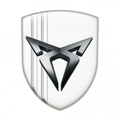 Seat Cupra Car Interior Badge Racing Edition White Type 