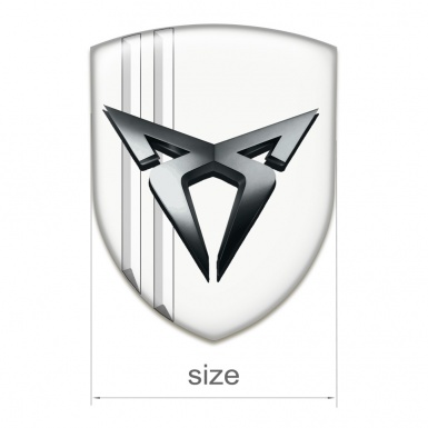 Seat Cupra Car Interior Badge Racing Edition White Type 