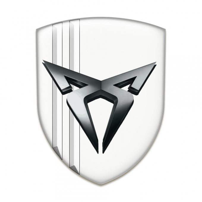 Seat Cupra Car Interior Badge Racing Edition White Type 