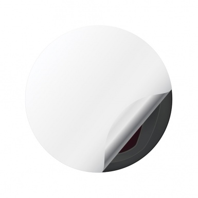 Fiat Domed Stickers Wheel Center Cap Violet Color