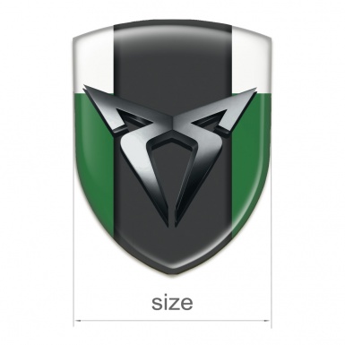 Seat Cupra Logo Emblem Green White Style 