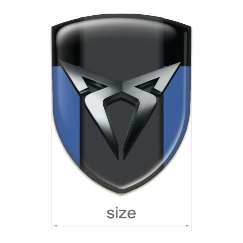Seat Cupra Emblem Exterior Blue Black Style 