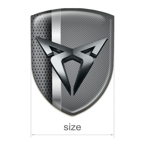 Seat Cupra Silicone Car Decal Badge Premium Quality Metal Band Design 