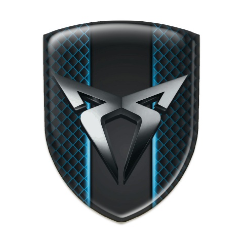 Seat Cupra Domed Emblem Neon Mesh design 