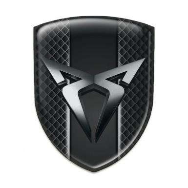 Seat Cupra High Quality  Silicone Emblem dark Mesh Design 