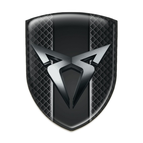Seat Cupra High Quality  Silicone Emblem dark Mesh Design 
