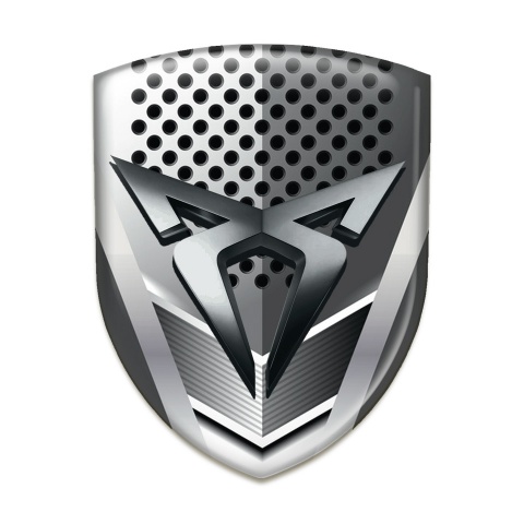 Seat Cupra Car Interior Badge Metal Shield Effect 