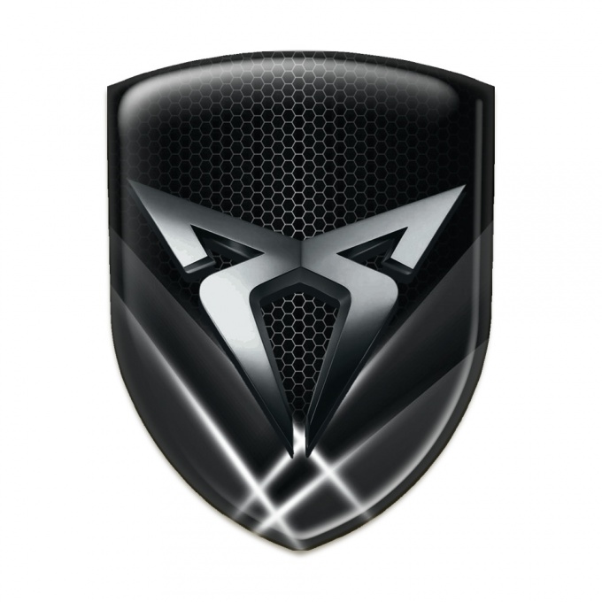 Seat Cupra 3D Gel Emblem High End Lights Effect Style 