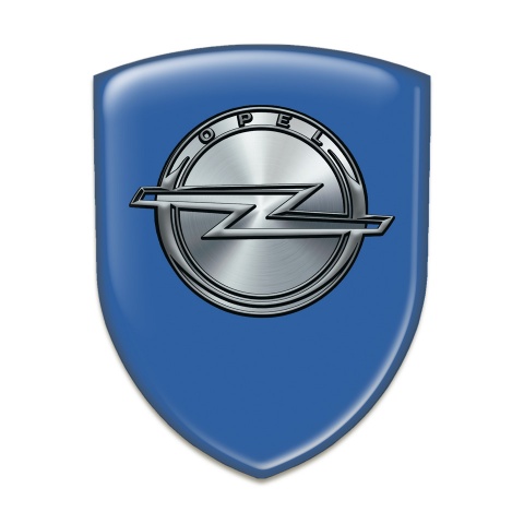 Opel Tuning Badge Premium Quality Blue Design 