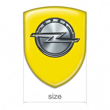 Opel Car Accessories Badge High End Yellow design 