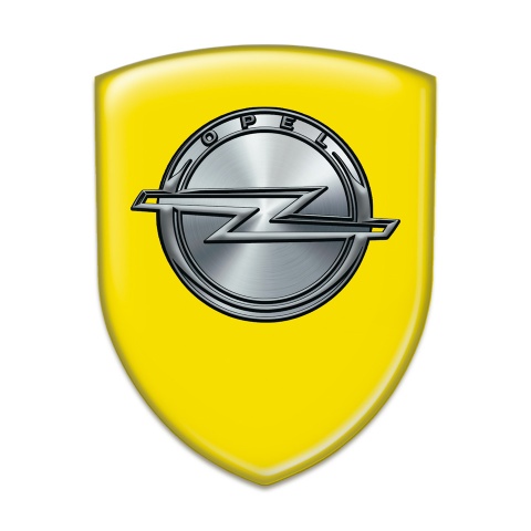 Opel Car Accessories Badge High End Yellow design 