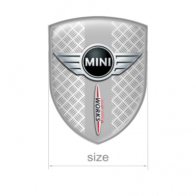 Mini Cooper Silicone Sticker Emblem Domed John Works Edition