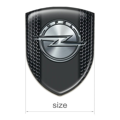 Opel Emblem Exterior High Quality Perforated Steel Version 