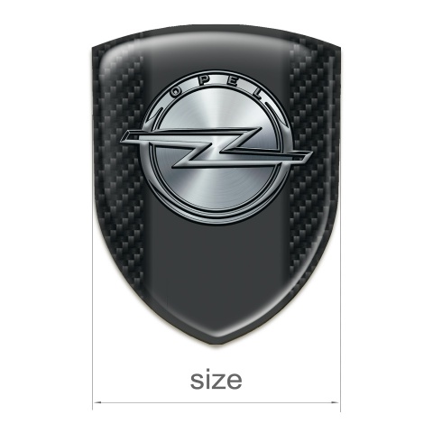 Opel Car Accessories Badge dark Carbon Version 