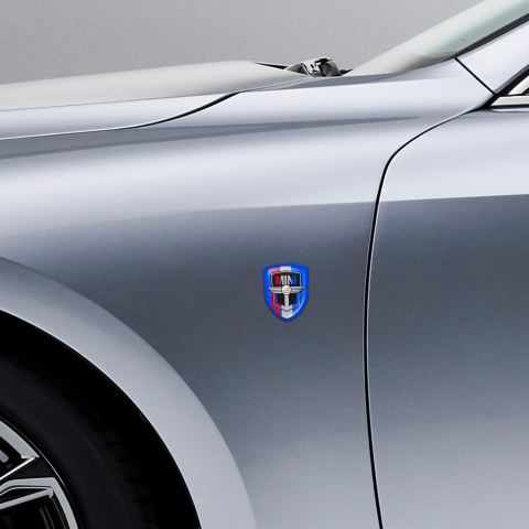 Mini Cooper Shield Emblem Silicone Navy Line Edition