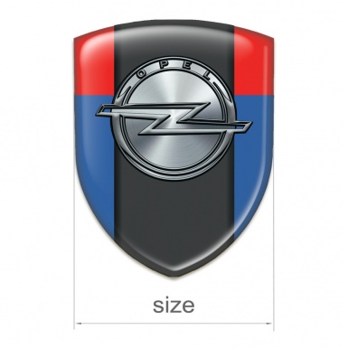 Opel Car Interior Badge Blue Red Version 