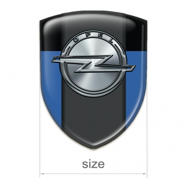 Opel Resin Sticker Blue Black Version 