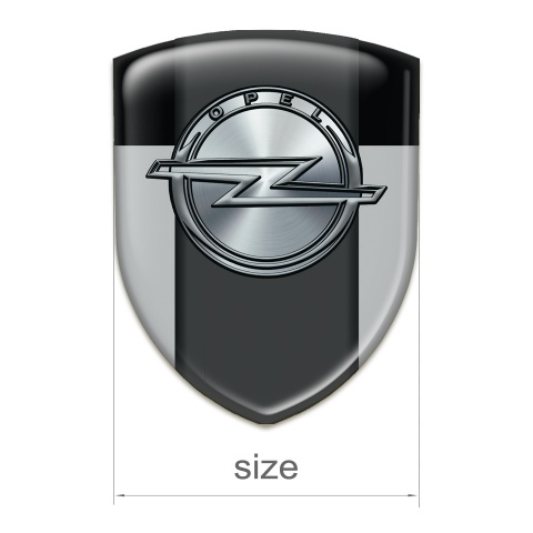 Opel Emblem Interior Grey Black Version 