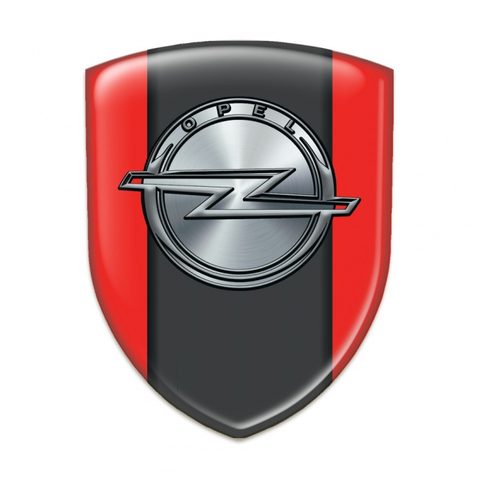Opel Car Interior Badge red Version 
