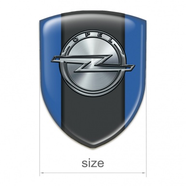 Opel Silicone Car Decal Badge Blue Version 