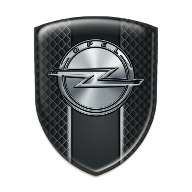 Opel Car Accessories Badge Dark Grid Design 