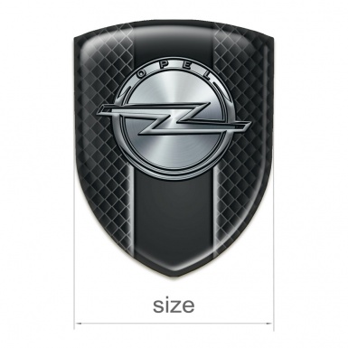 Opel Car Accessories Badge Dark Grid Design 