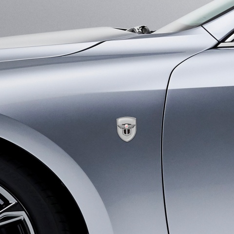Mini Cooper Shield Emblem Silicone Black Grey Edition