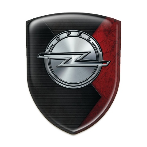 Opel Silicone Emblem Stylish Mixed Texture Design 