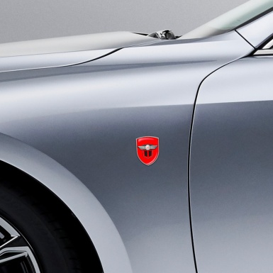 Mini Cooper Emblem Silicone Shield Black Red Edition