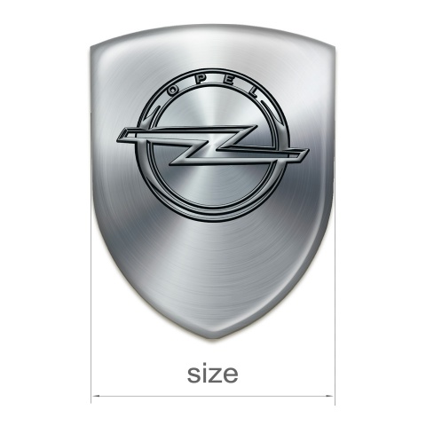 Opel Car Interior Badge High Quality Silver Edition 
