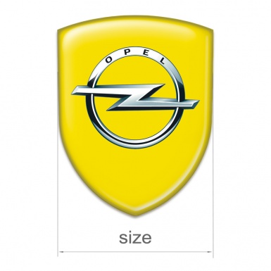 Opel Auto Emblem Yellow Base Classic Logo 