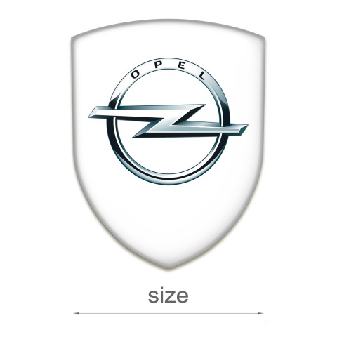 Opel Logo Emblem White Base Classic Logo 