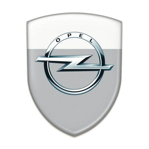 Opel Auto Emblem Grey White Base Classic Logo 