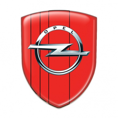 Opel Logo Emblem Stylish Red Decoration Style 