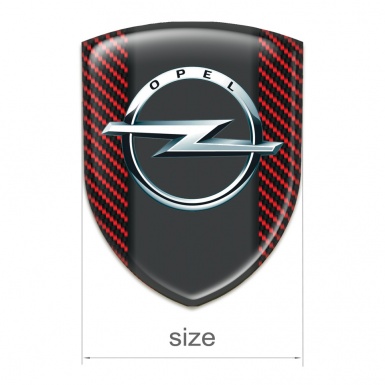 Opel Tuning Badge  Red Carbon Edition 