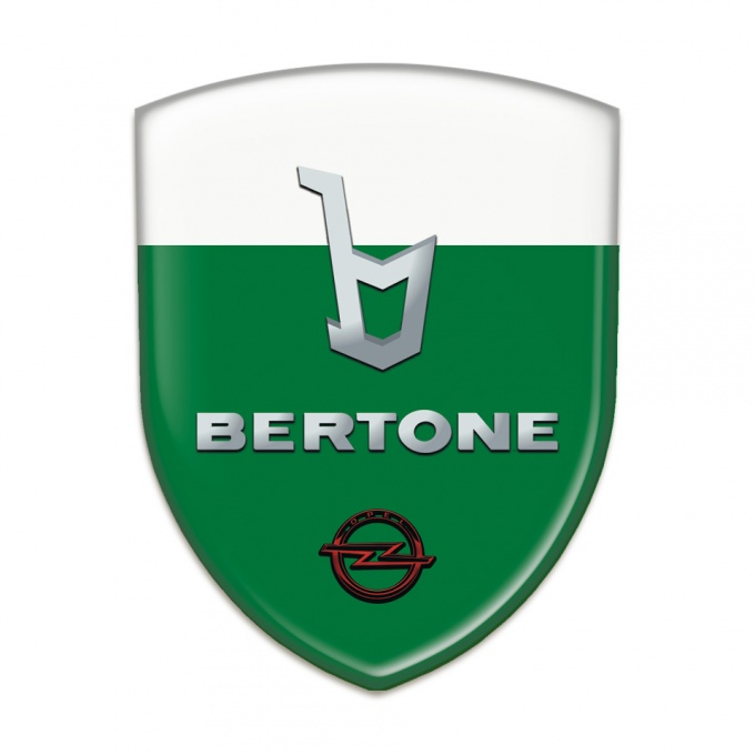 Opel  Bertone Car Accessories Badge Green White Version 